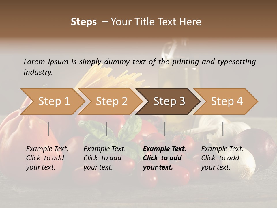 Sauce Raw Ingredient PowerPoint Template