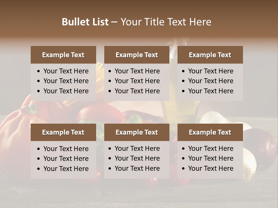 Sauce Raw Ingredient PowerPoint Template