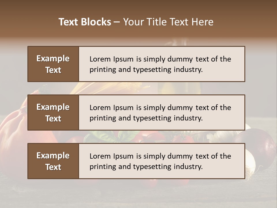 Sauce Raw Ingredient PowerPoint Template
