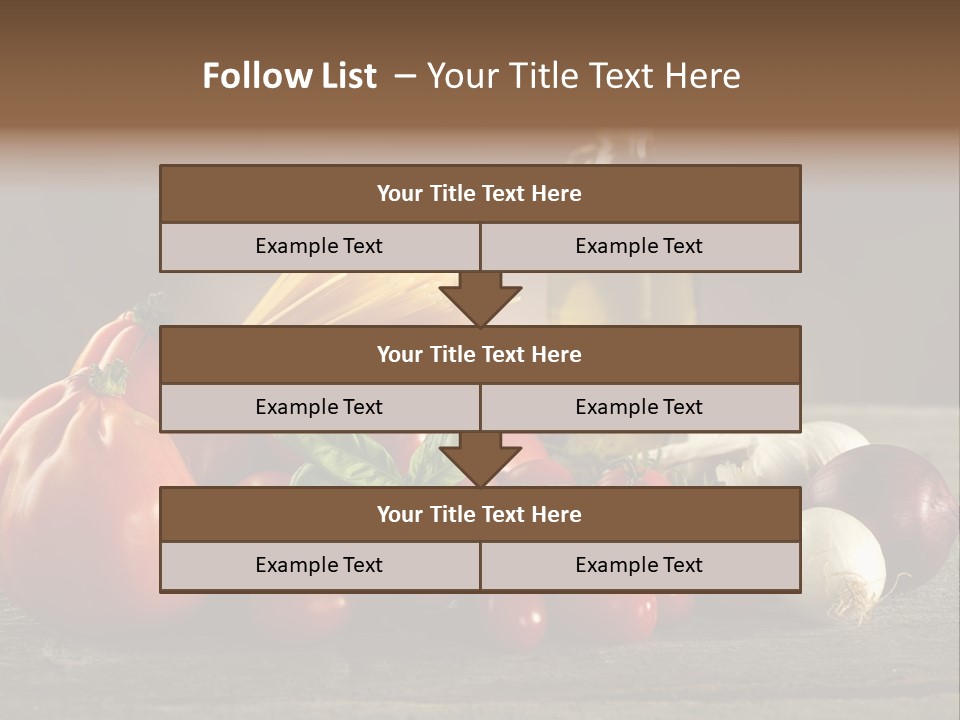 Sauce Raw Ingredient PowerPoint Template