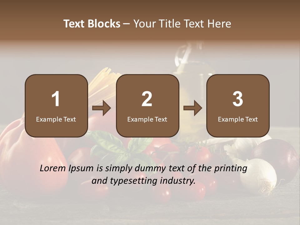Sauce Raw Ingredient PowerPoint Template