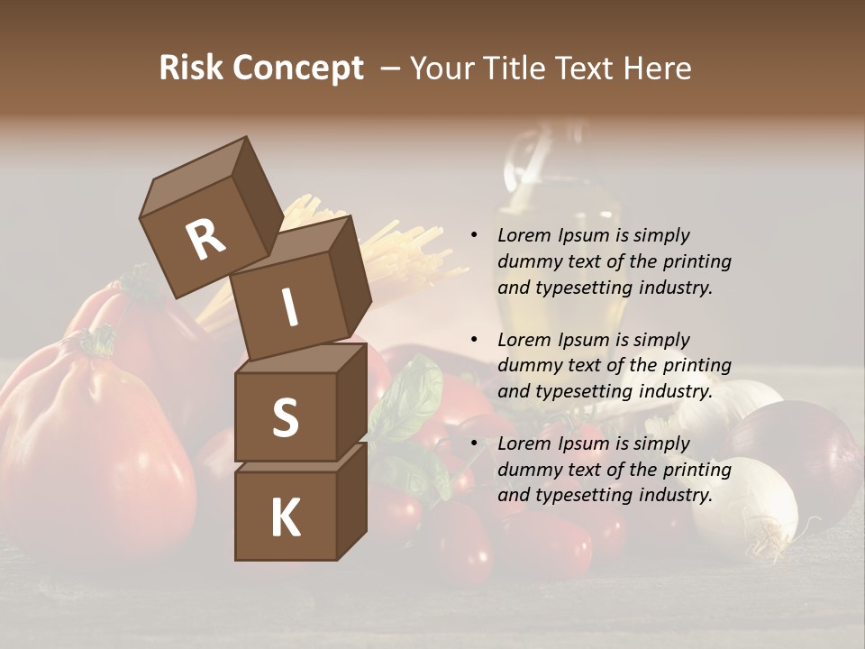 Sauce Raw Ingredient PowerPoint Template