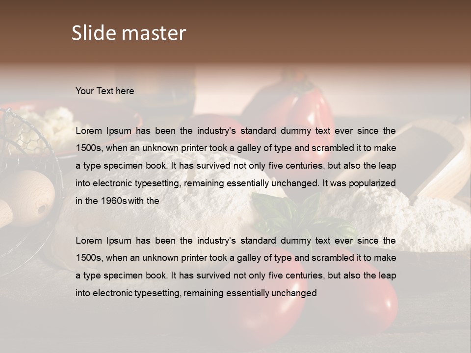 Background Meal Sauce PowerPoint Template