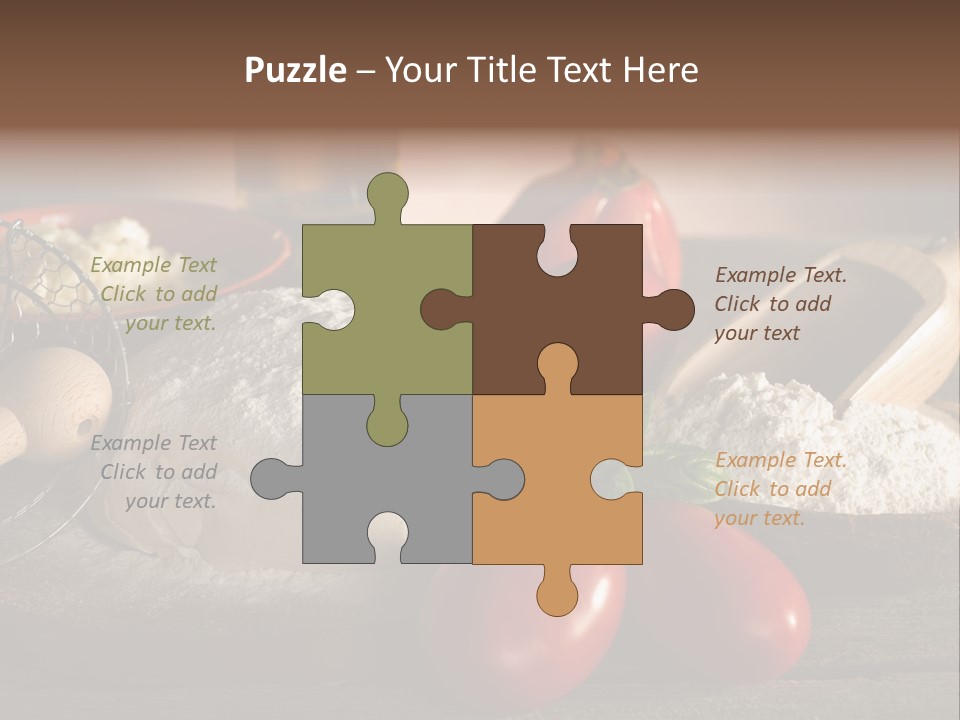 Background Meal Sauce PowerPoint Template