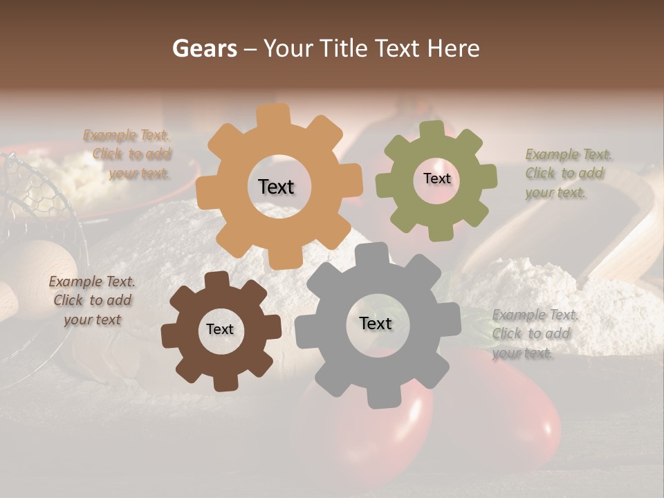 Background Meal Sauce PowerPoint Template