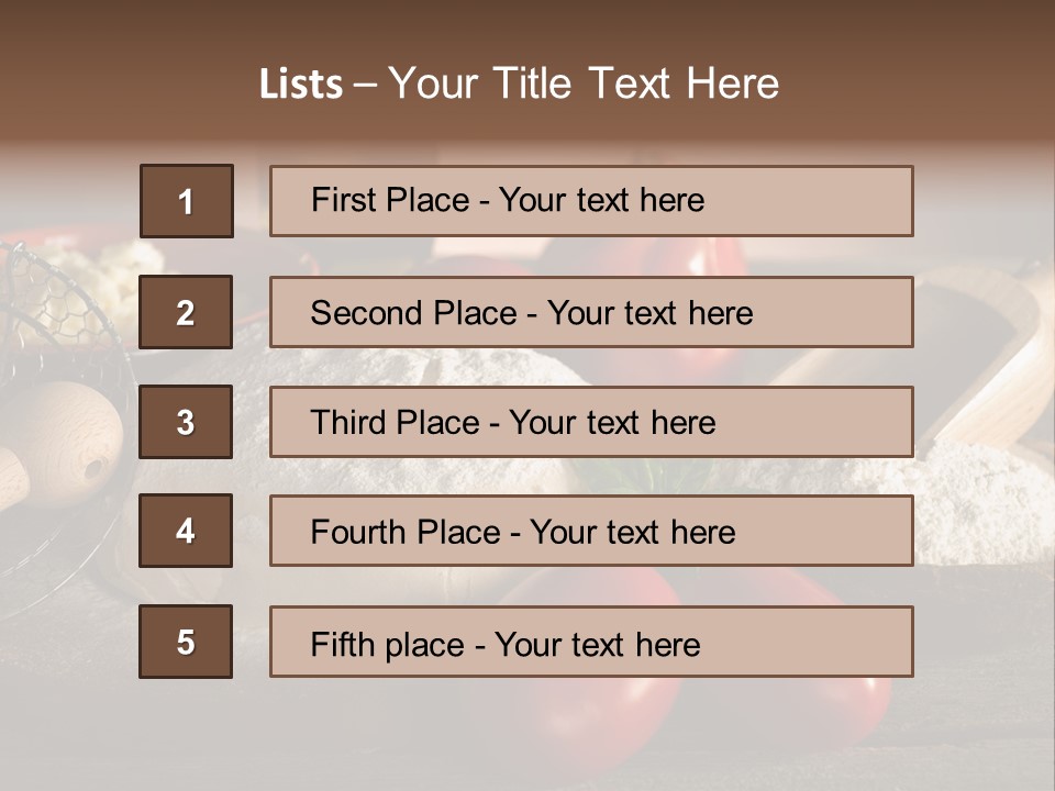 Background Meal Sauce PowerPoint Template