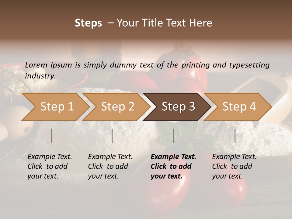 Background Meal Sauce PowerPoint Template