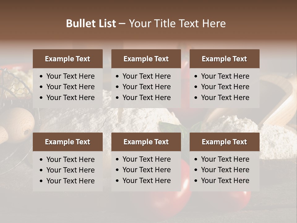 Background Meal Sauce PowerPoint Template