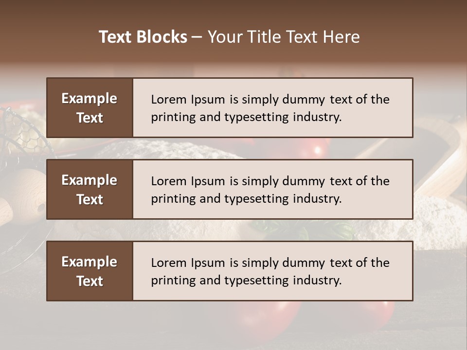 Background Meal Sauce PowerPoint Template