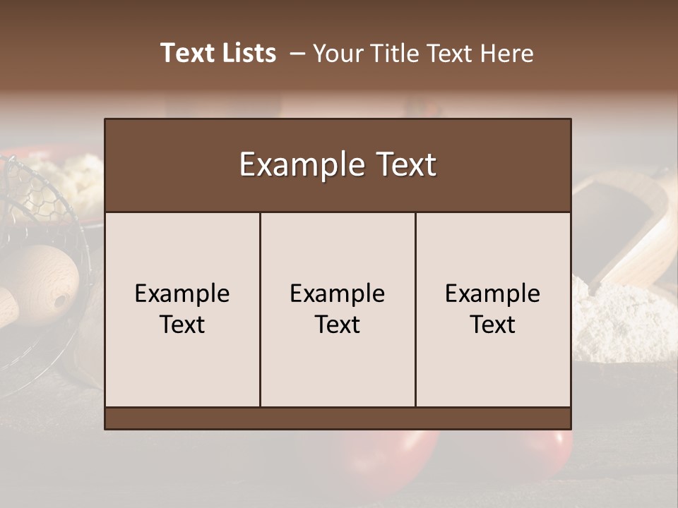 Background Meal Sauce PowerPoint Template
