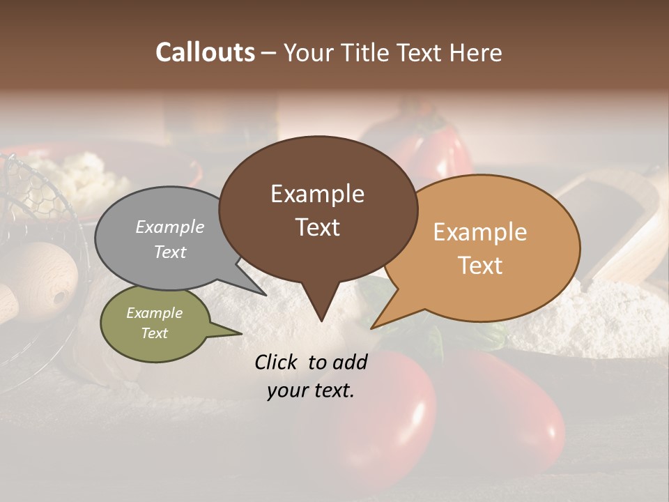 Background Meal Sauce PowerPoint Template