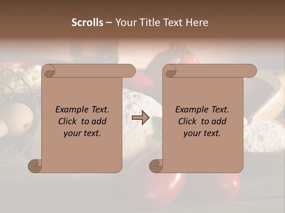 Background Meal Sauce PowerPoint Template