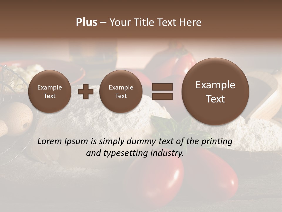 Background Meal Sauce PowerPoint Template