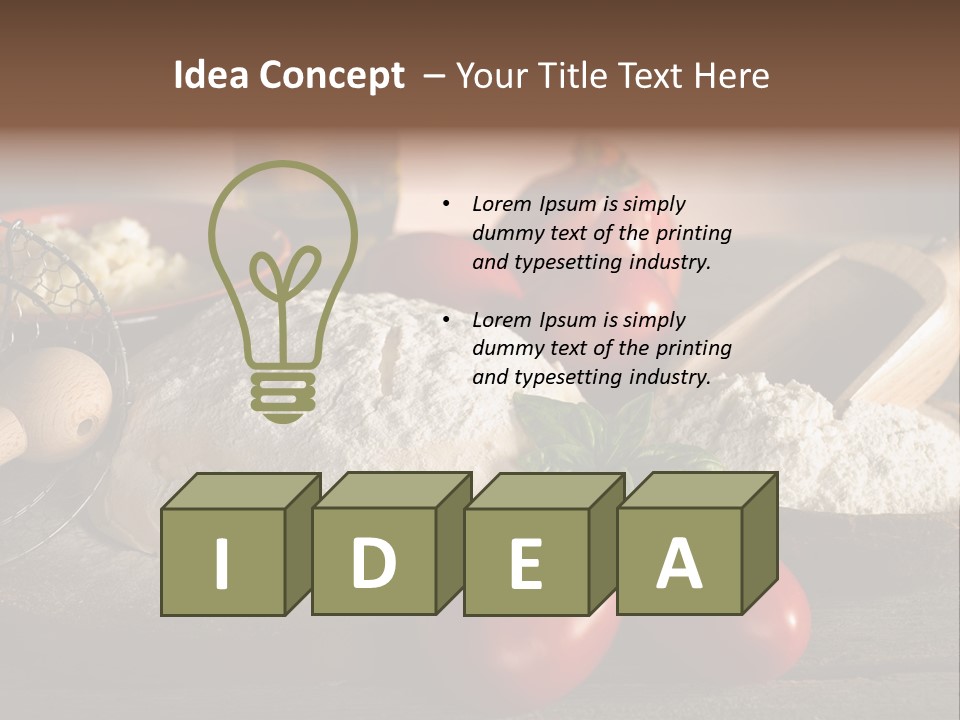 Background Meal Sauce PowerPoint Template