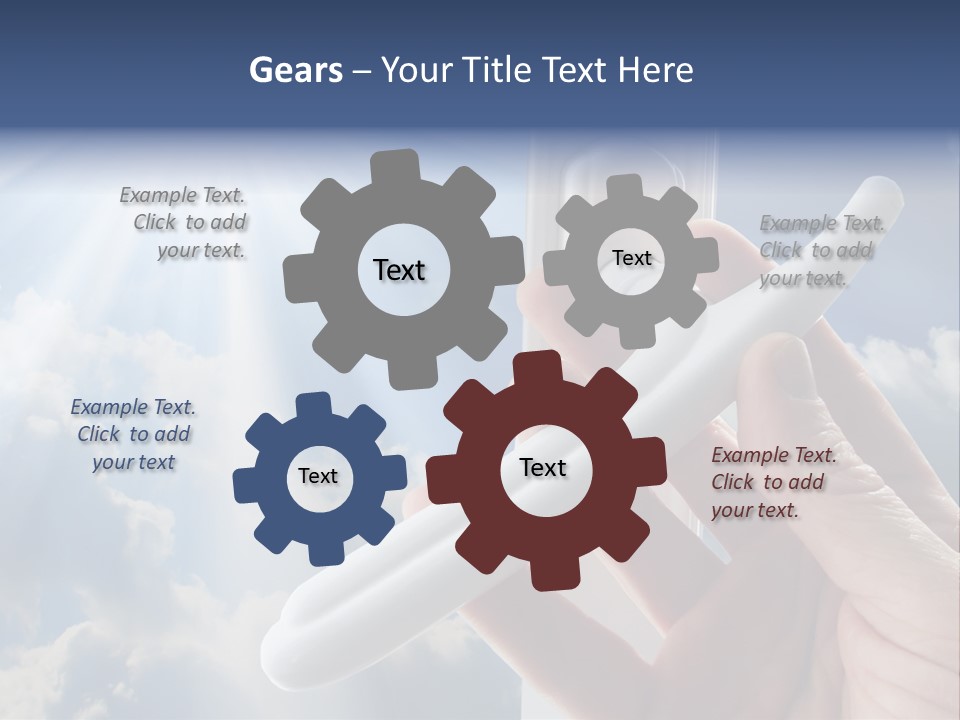 Bakery Food Girl PowerPoint Template