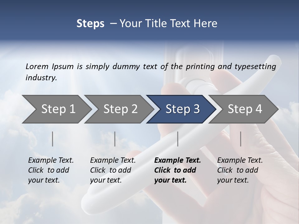 Bakery Food Girl PowerPoint Template