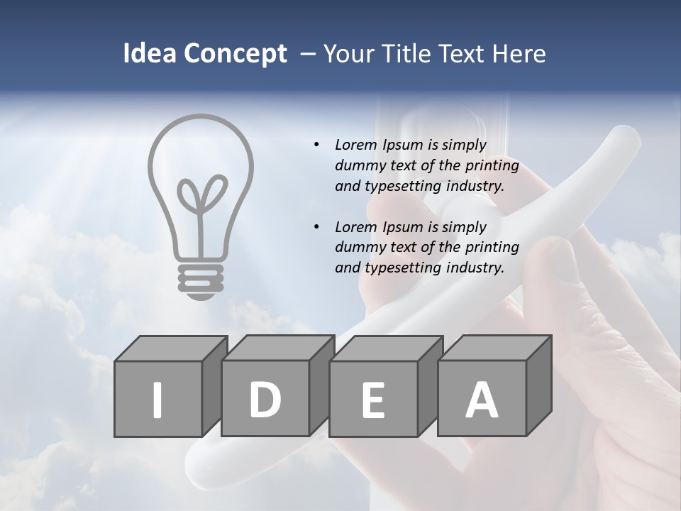 Bakery Food Girl PowerPoint Template