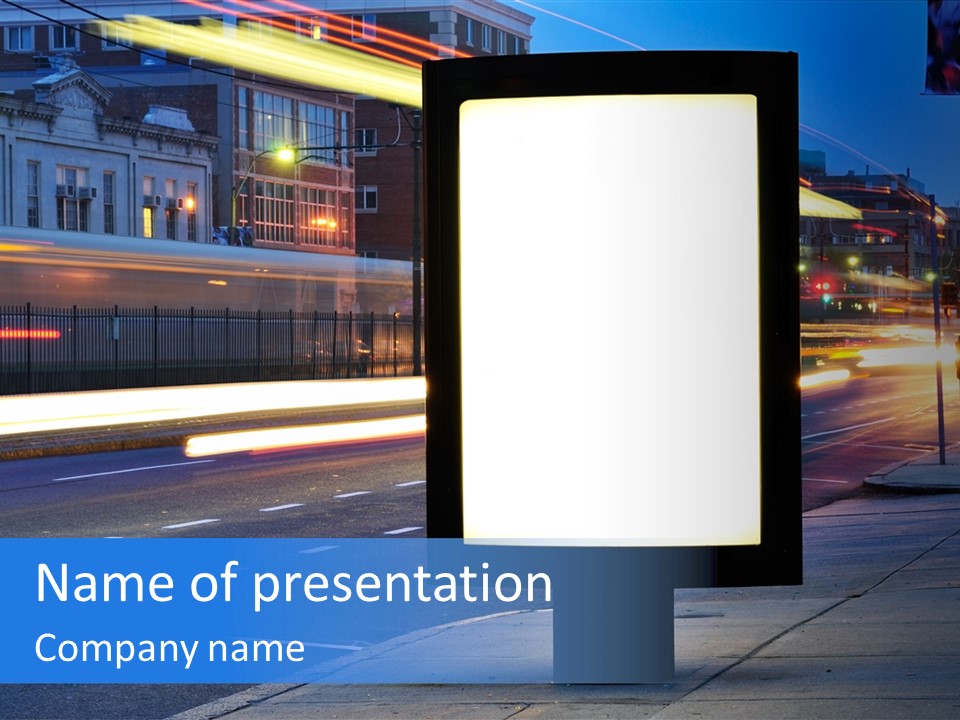 Motion Sky Sign PowerPoint Template