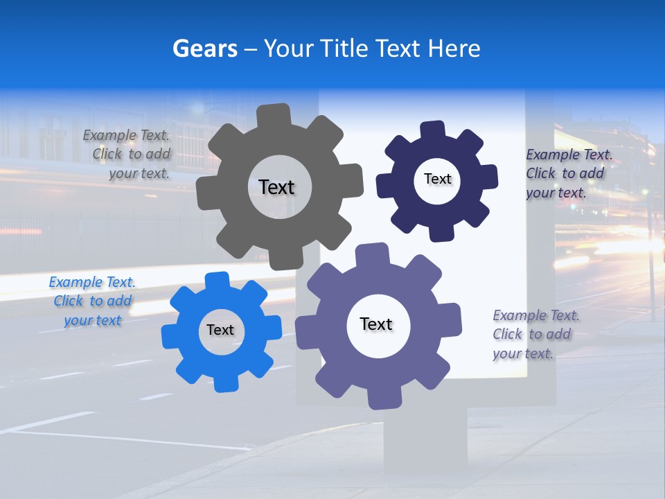 Motion Sky Sign PowerPoint Template