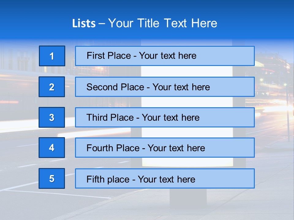 Motion Sky Sign PowerPoint Template