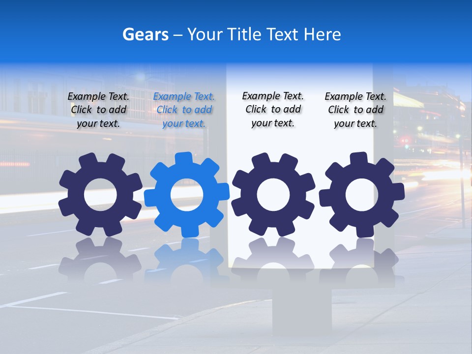 Motion Sky Sign PowerPoint Template