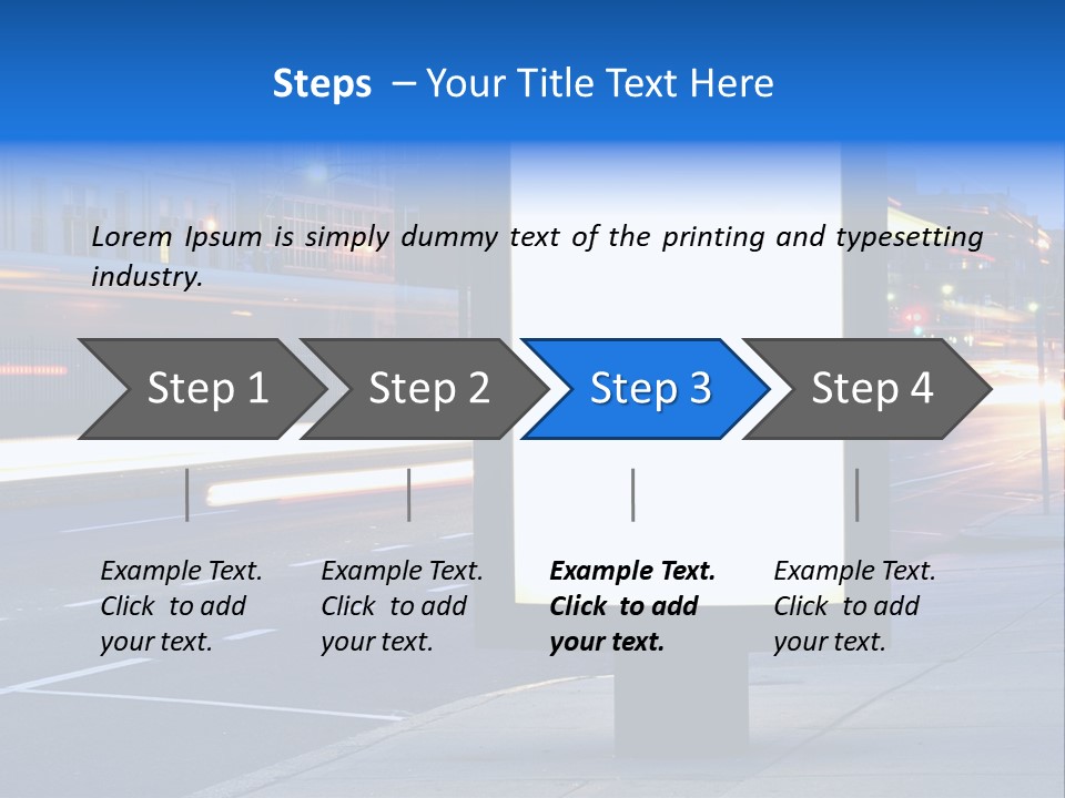 Motion Sky Sign PowerPoint Template