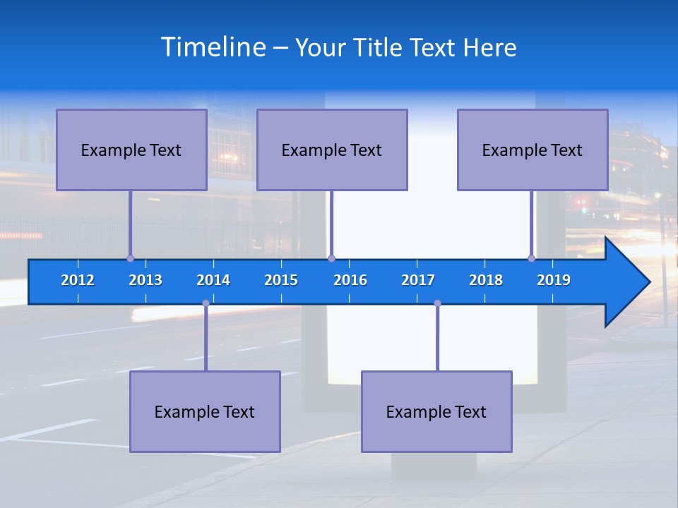 Motion Sky Sign PowerPoint Template