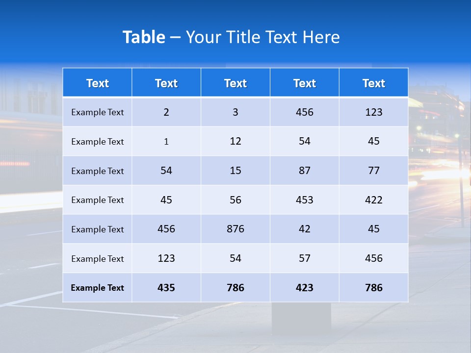 Motion Sky Sign PowerPoint Template