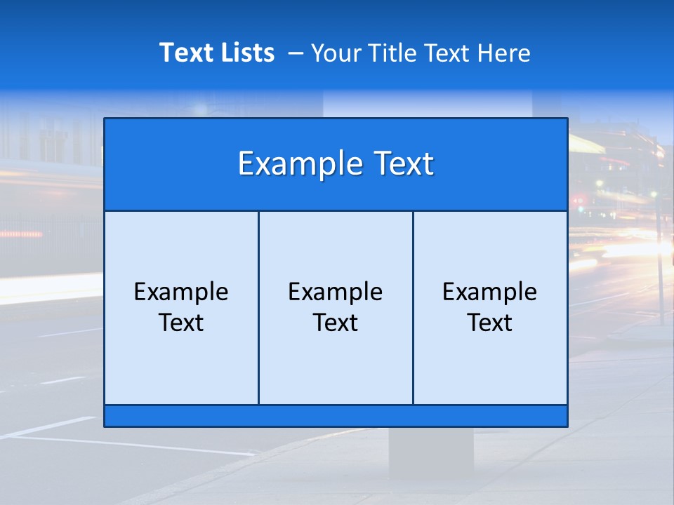 Motion Sky Sign PowerPoint Template