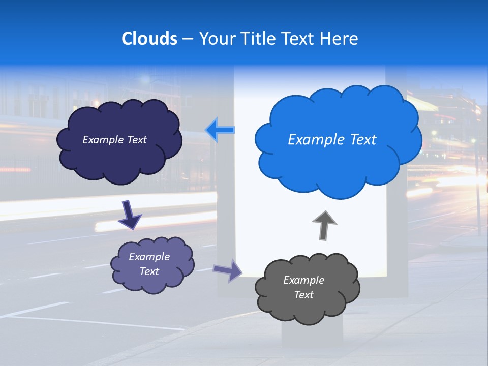 Motion Sky Sign PowerPoint Template