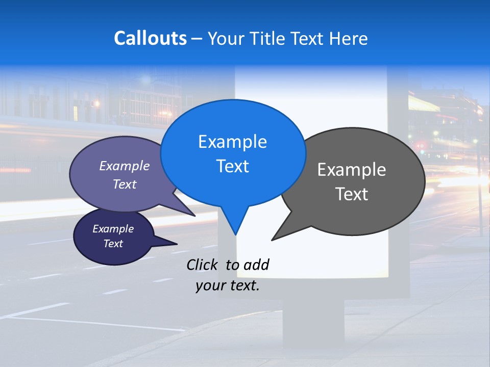 Motion Sky Sign PowerPoint Template