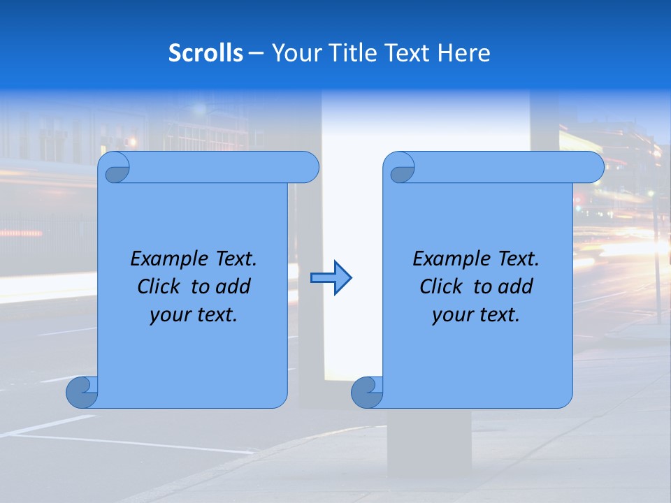 Motion Sky Sign PowerPoint Template