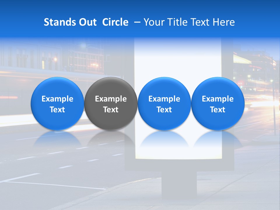 Motion Sky Sign PowerPoint Template