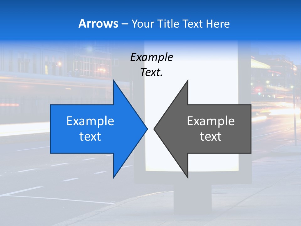 Motion Sky Sign PowerPoint Template