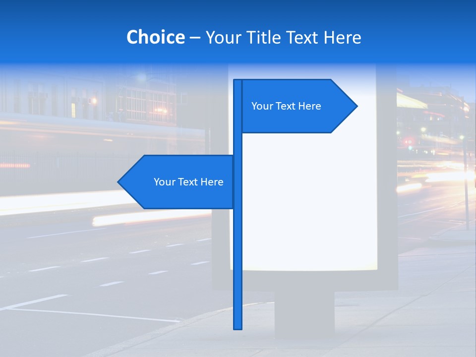 Motion Sky Sign PowerPoint Template