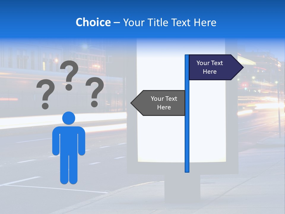 Motion Sky Sign PowerPoint Template