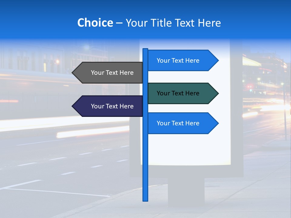 Motion Sky Sign PowerPoint Template