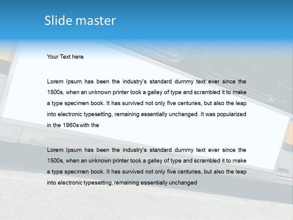 Poster Copy Metro PowerPoint Template