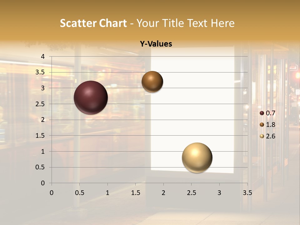Empty Usa Glass PowerPoint Template
