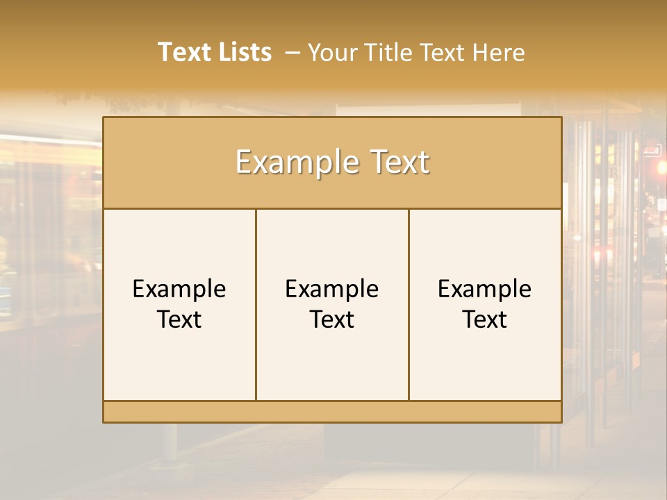 Empty Usa Glass PowerPoint Template