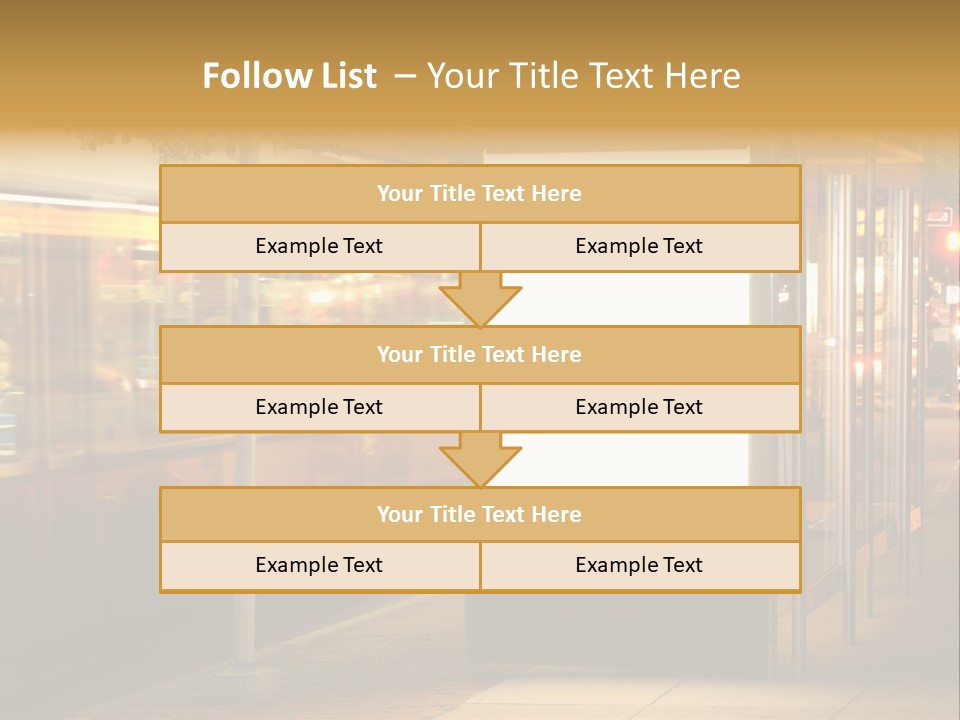 Empty Usa Glass PowerPoint Template