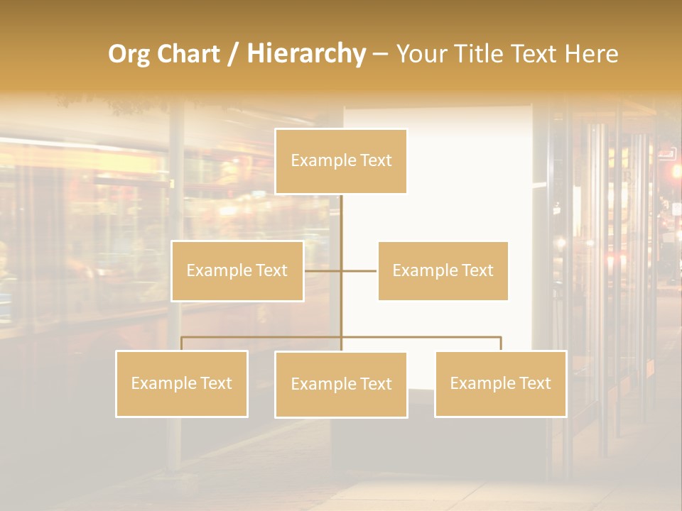 Empty Usa Glass PowerPoint Template