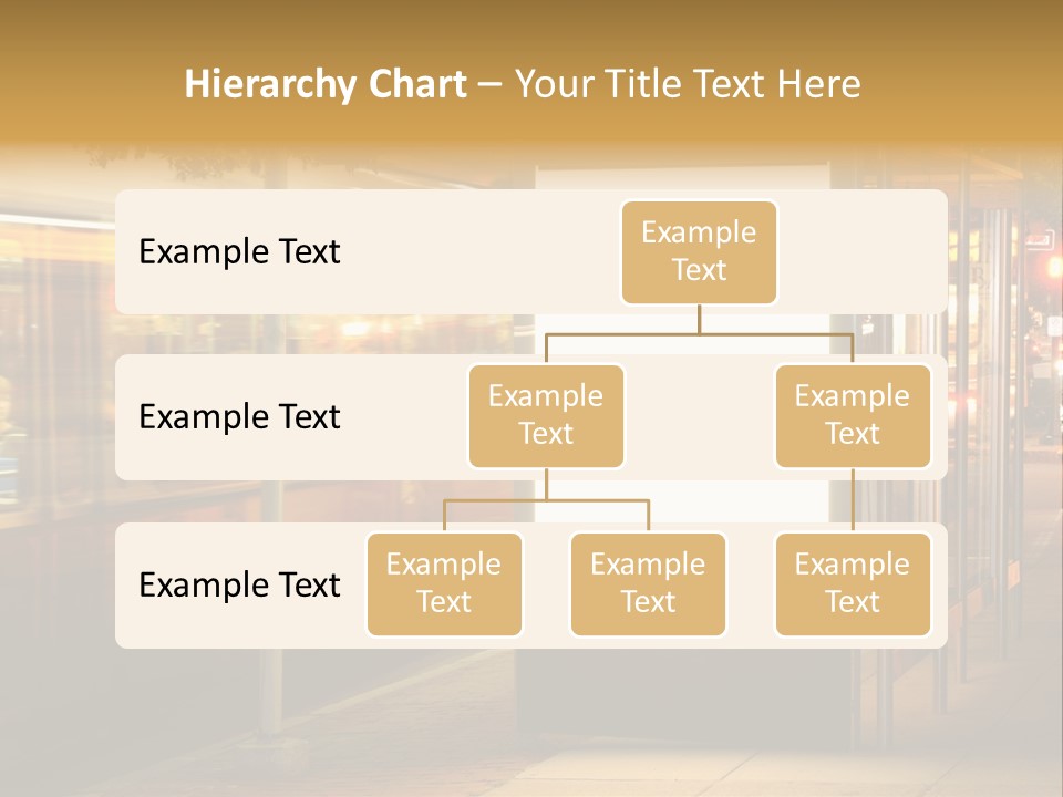 Empty Usa Glass PowerPoint Template