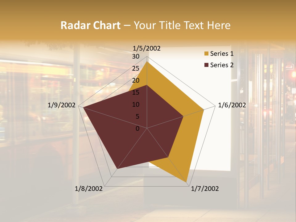 Empty Usa Glass PowerPoint Template