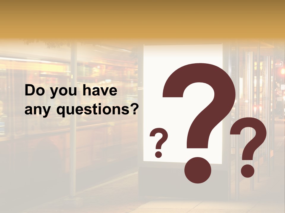 Empty Usa Glass PowerPoint Template