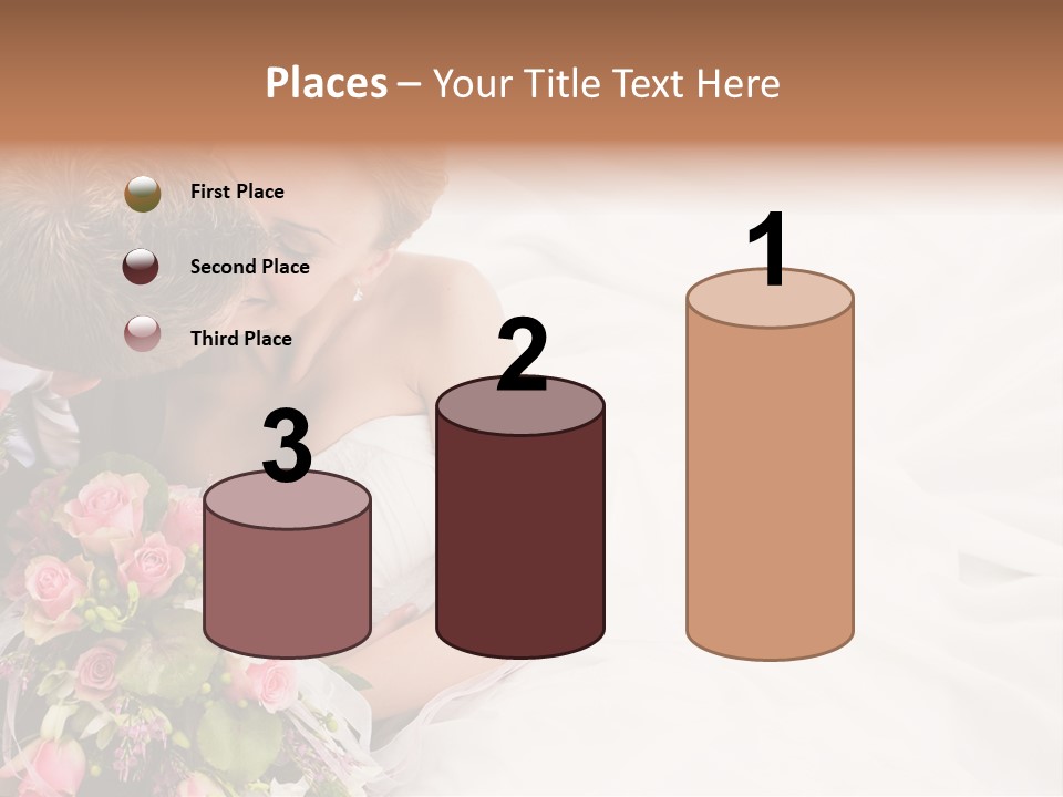 Zusammen Erwachsene Kuss PowerPoint Template