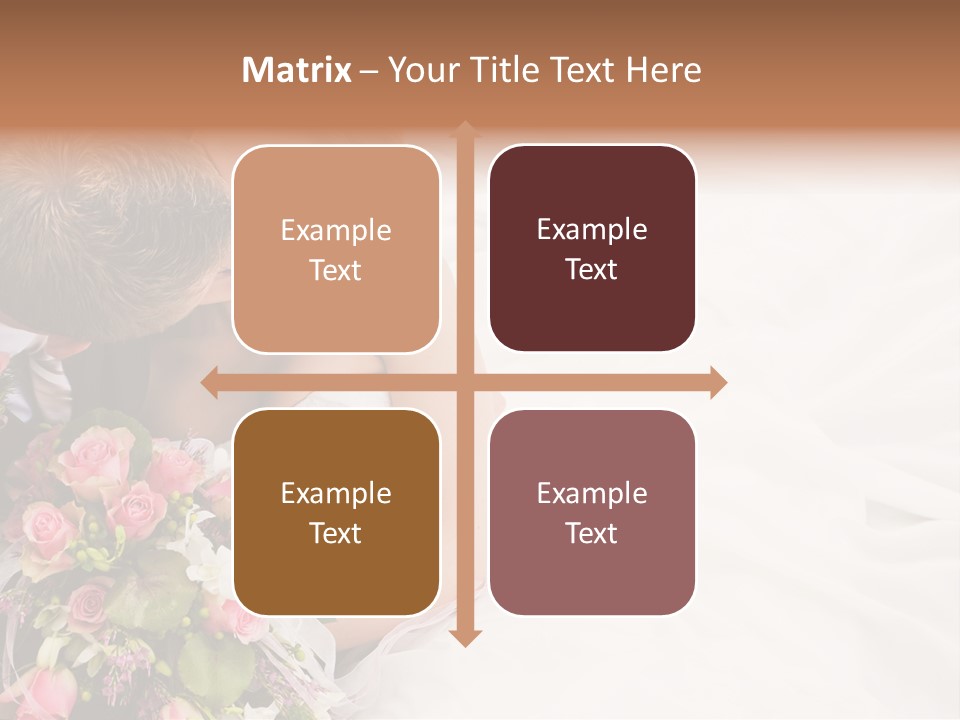 Zusammen Erwachsene Kuss PowerPoint Template