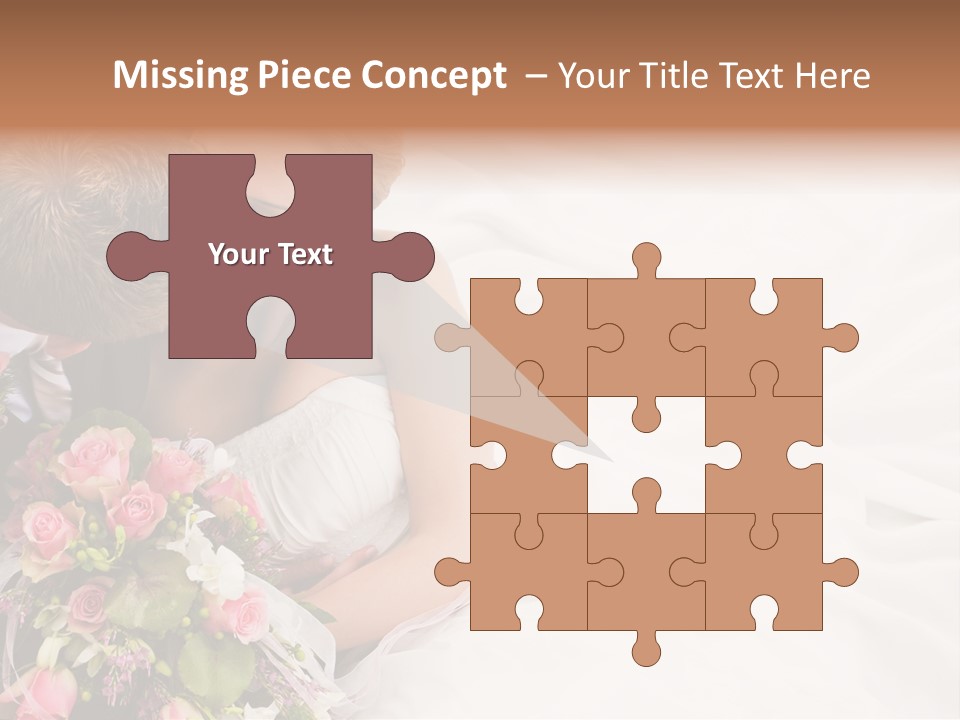 Zusammen Erwachsene Kuss PowerPoint Template