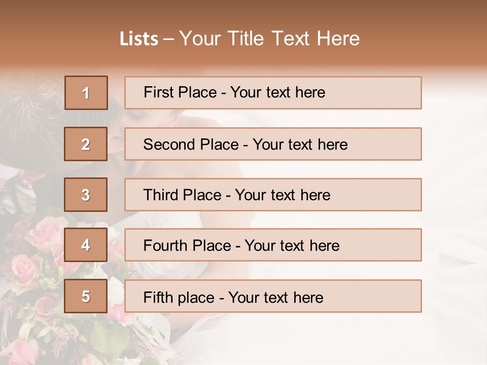 Zusammen Erwachsene Kuss PowerPoint Template
