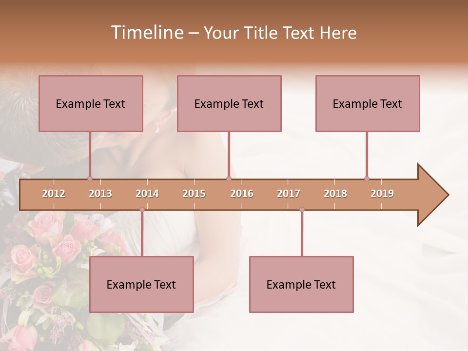 Zusammen Erwachsene Kuss PowerPoint Template